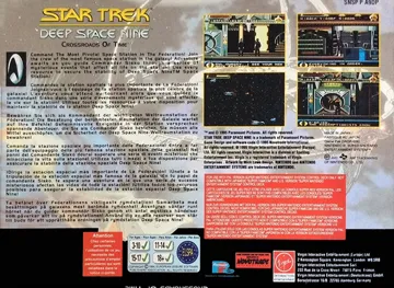 Star Trek - Deep Space Nine - Crossroads of Time (Europe) box cover back